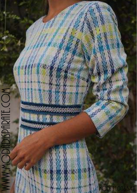 VESTIDO REY CHANEL MIDI MANGA FRANCESA