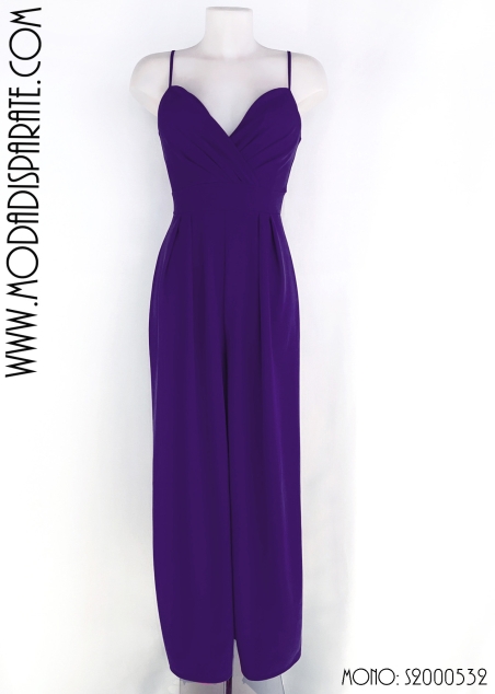 MONO FIESTA LICRA ESCOTE PICO TIRANTES