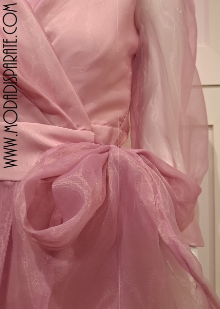 CJTO. 2 PIZAS PANTALON AMERICANA BIELASTICO Y ORGANZA