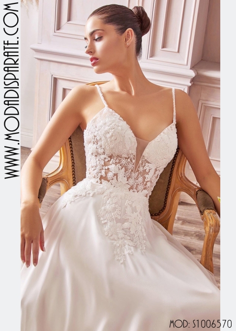 VESTIDO NOVIA TTES GUIPUR FALDA GASA 2