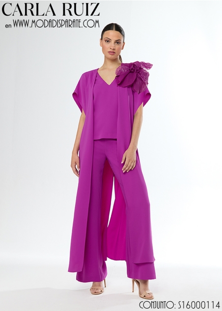 CJTO. 3 PIEZAS PNATALÓN BLUSA Y LEVITA M/ CORTA 100% POLIEST