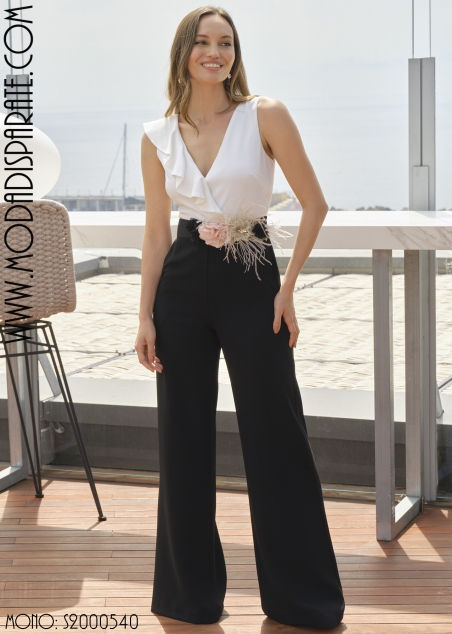 MONO LARGO FIESTA TIRANTE ANCHO CINTURÓN FLORES