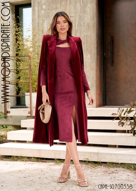 CAPA LARGA TERCIOPELO