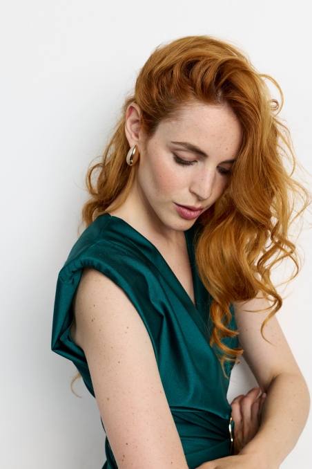 VESTIDO FIESTA LARGO SIN MANGA CINTURA HEBILLA