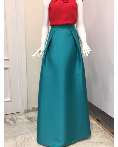 FALDA LARGA LISA MIKADO