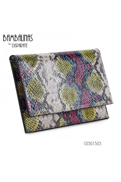 CARTERA  DE MANO SERPIENTE AZAREY - 1