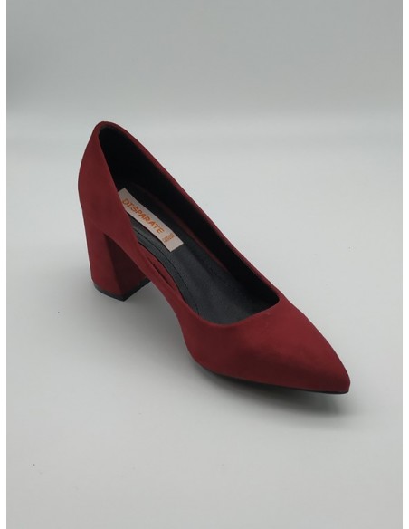 Zapato tacon cuadrado bajo sale