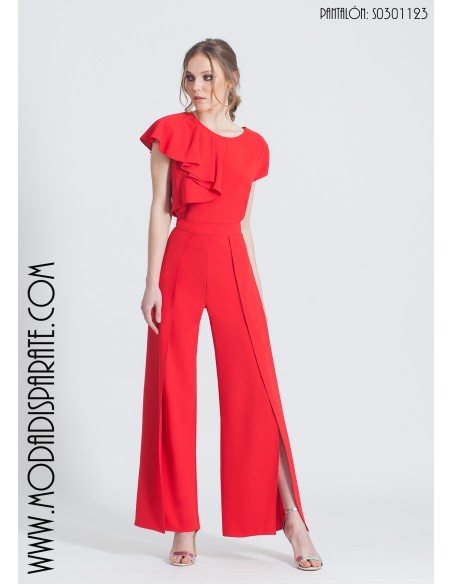 PANTALON"YANTAI"FIESTA CREP ABERTURAS