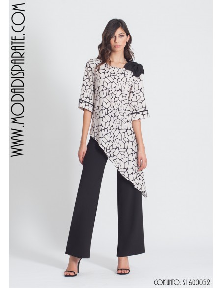 CJTO."ORLEANS" COMBINADO PANTA LON LISO CASACA ESTAMPADA ASI