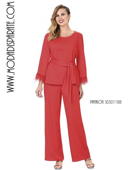 BLUSÓN"PSI" MANGA LARGA CON PLUMAS Y ABERTURA LATERALES Y LA