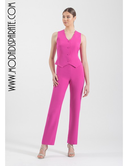 CJTO."ANA"CONJ. TRES PIEZAS PANTALON CHALECO AMERICANA MANGA