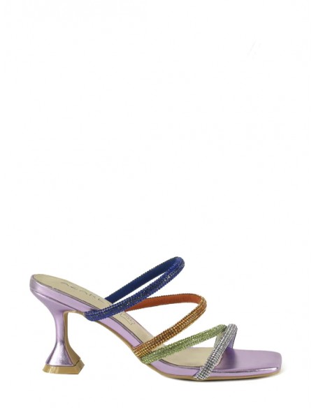 SANDALIA 7,5CM TACON STRASSPLANTA PIEL