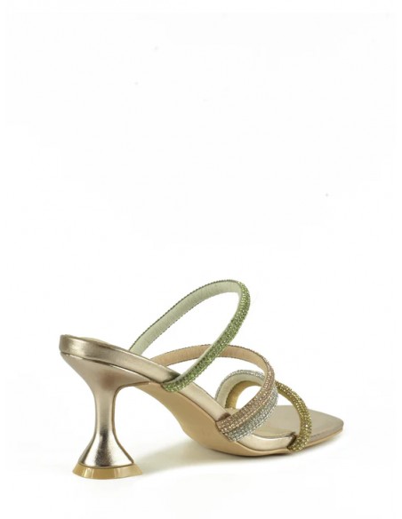 SANDALIA 7,5CM TACON STRASSPLANTA PIEL