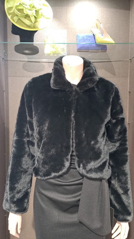 CHAQUETA PELO MANGA LARGA