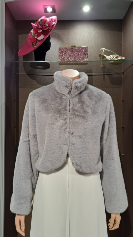 CHAQUETA PELO MANGA LARGA