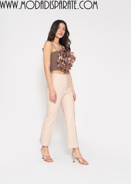 SANDALIA"7,5CM TACON"TIRAS FINAS PALNTA PIEL